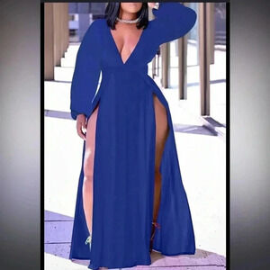 (33) Gorgeous double slit  dress​